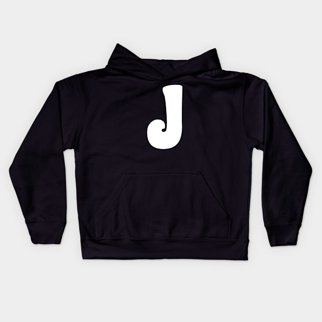 Letter J Kids Hoodie by Xtian Dela ✅